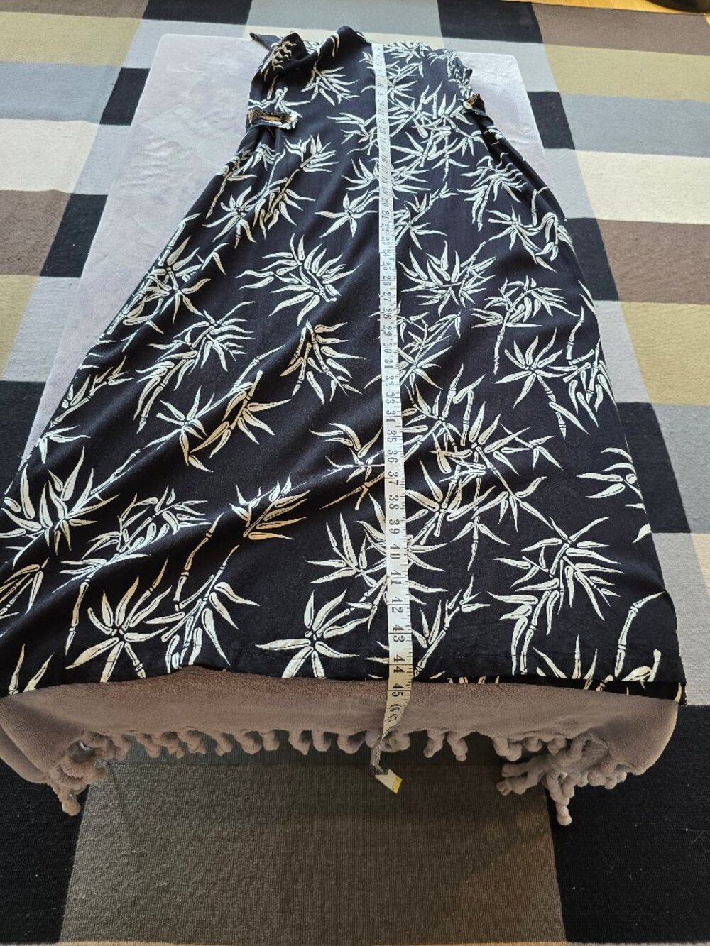 Baju Clothing sleeveless palm print motive dress large - Picture 3 of 7